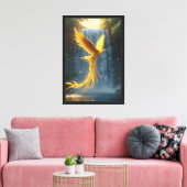Toile Golden Phoenix par Cascade (Insitu(Salon))