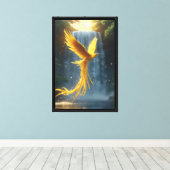 Toile Golden Phoenix par Cascade (Insitu (Plancher de Bois))