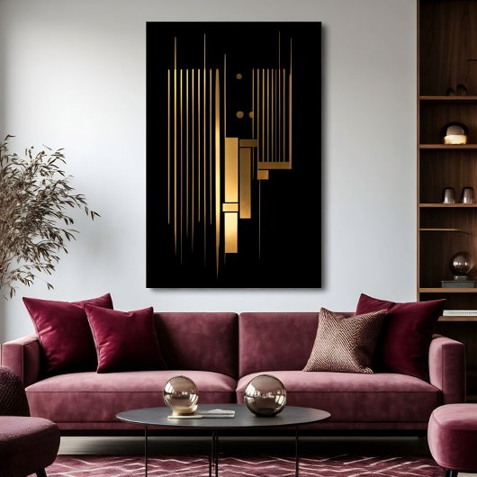 Toile Golden Resonance