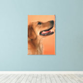 Toile Golden Retriever 5 (Insitu (Plancher de Bois))
