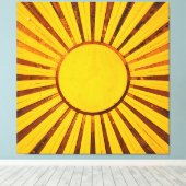 Toile Golden Sunburst (Insitu (Plancher de Bois))