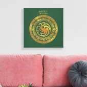 Toile Golden Targaryen Crest (Insitu(Salon))