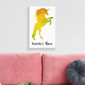 Toile Golden Unicorn Girl's Room (Insitu(Salon))