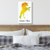 Toile Golden Unicorn Girl's Room (Insitu(Chambre))