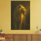 Toile Golden White Tiger – Fine Art Portrait (Insitu(Salon))