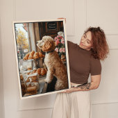 Toile Goldendoodle en French Bakery Art