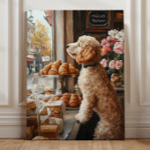 Toile Goldendoodle en French Bakery Art