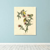 Toile Goldfinch américain d'Audubon's Birds of America (Insitu (Plancher de Bois))