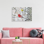 Toile Goldfinch et Cardinal (Insitu(Salon))
