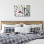 Toile Goldfinch et Cardinal (Insitu(Chambre))
