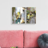 Toile Goldfinches au chargeur (Insitu(Salon))
