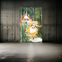 Goldilocks & Three Bears Canvas Print