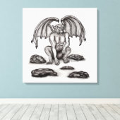 Toile Golem Gargoyle (Insitu (Plancher de Bois))