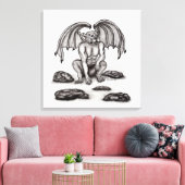 Toile Golem Gargoyle (Insitu(Salon))