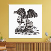 Toile Golem Gargoyle (Insitu(Salon))