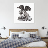 Toile Golem Gargoyle (Insitu(Chambre))