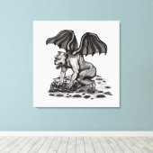 Toile Golem Gargoyle (Insitu (Plancher de Bois))