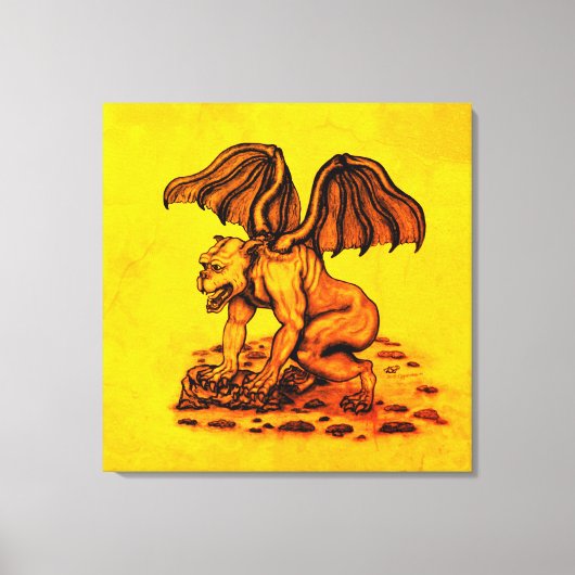 Toile Golem Gargoyle (Recto)