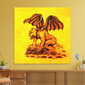 Toile Golem Gargoyle (Insitu(Salon))