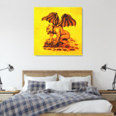 Toile Golem Gargoyle (Insitu(Chambre))