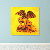 Toile Golem Gargoyle (Insitu (Plancher de Bois))