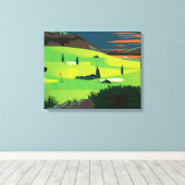 Toile Golf (Insitu (Plancher de Bois))