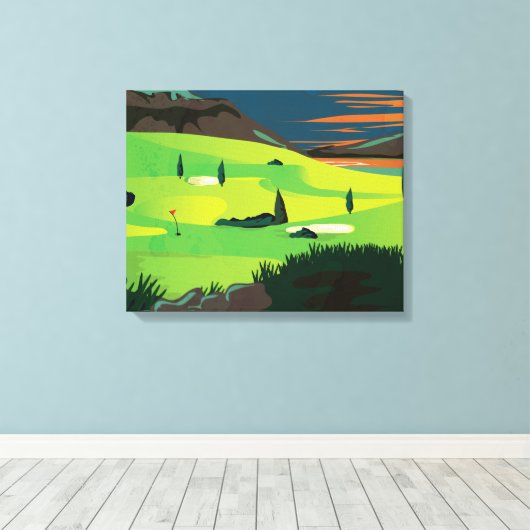 Toile Golf (Insitu (Plancher de Bois))