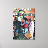 Toile Golf Bufe Budapest Hongrie (Recto)