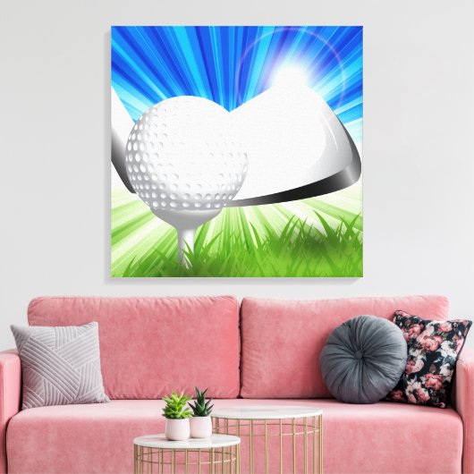 Toile Golf Canvas Art (Insitu(Salon))