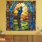 Toile Golf en verre doux Imaginaire (Insitu(Salon))