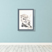 Toile Golfer Cat, Louis Wain (Insitu (Plancher de Bois))