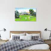 Toile Golfeurs sur McGregor Golf Links Scène (Insitu(Chambre))