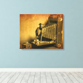 Toile Goliath contre David (Insitu (Plancher de Bois))