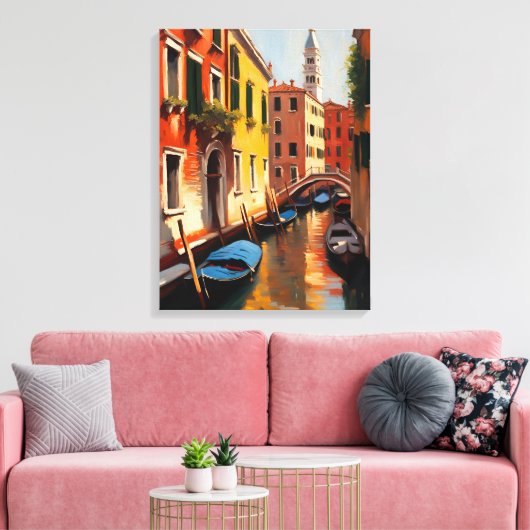 Toile Gondola Serenade à Venise (Insitu(Salon))