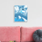 Toile Gondola | Ski Mountain Winter Painting (Insitu(Salon))