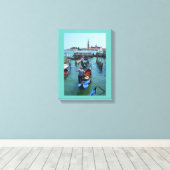 Toile Gondolas à Venise (Insitu (Plancher de Bois))