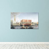 Toile Gondolas avant St Marks Carré, Venise (Insitu (Plancher de Bois))