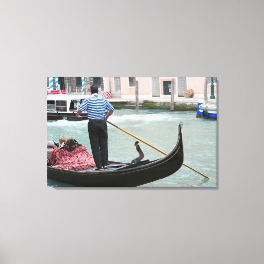 Toile Gondolas sur le canal de Venise (Recto)