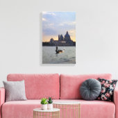 Toile gondole vénitienne au coucher du soleil (Insitu(Salon))