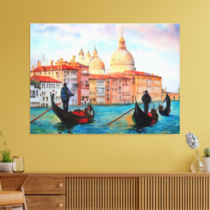 Toile Gondoles de Venise