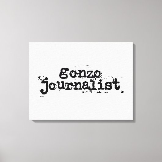 Toile Gonzo Journaliste (Recto)