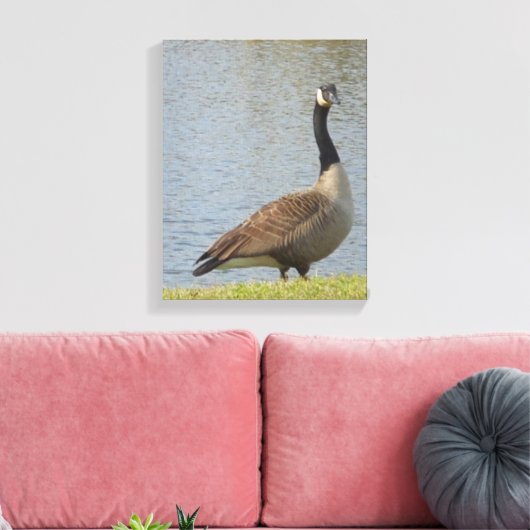 Toile Goose By Pond Canvas (Insitu(Salon))