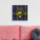 Toile Gordon Scottish Crest et Tartan Canvas (Insitu(Salon))