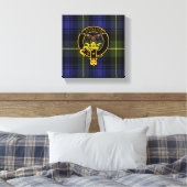 Toile Gordon Scottish Crest et Tartan Canvas (Insitu(Chambre))