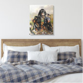 Toile Gordon Setters, Passion pour les oiseaux, Art (Insitu(Chambre))