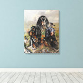 Toile Gordon Setters, Passion pour les oiseaux, Art (Insitu (Plancher de Bois))
