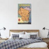 Toile Gordon, Wisconsin - Scènes de grandes lettres (Insitu(Chambre))