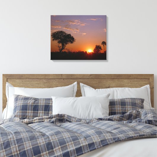 TOILE GORGEOUS BOTSWANA SUNSET (Insitu(Chambre))