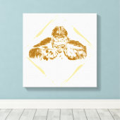 Toile Gorilla vintage (Insitu (Plancher de Bois))
