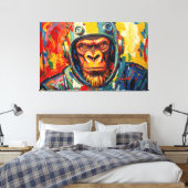 TOILE GORILLE DE L'ESPACE (Insitu(Chambre))